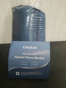 Cozylux 840175600731 Fleece Throw Blanket 50 Inch X 60 Super Soft Lightweight Microfiber Flanne