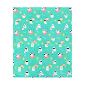 Crafted By Catherine 801418243849 Spooky Vibes Velvet Plush Throw Blanket Summer Chills Ghost 50 Inch X 60