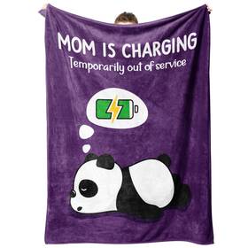 Craftique 683429622611 Gifts For Mom Birthday Christmas- Funny Soft Is Charging Blanke
