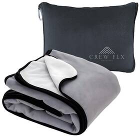 Crew Flx 198715372878 Waterproof Blanket For Bed Intimacy - Lightweight And Reversible Double Fleece