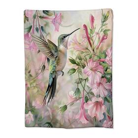 Hummingbirdbt40416035060 Cromcu Bird Blanket For Women Adults Flannel Hummingbird Blankets Gifts Colorful F