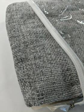Crown Crafts 046249313051 Chenille Throw Blanket Gray Smoke 46 X 67 Inches New Home Effects Made In Usa