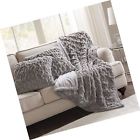 Cs50-0293 Comfort Spaces Faux Fur Throw Blanket Set Fluffy 675716979614
