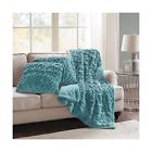 Cs50-0991 Generic Comfort Spaces Faux Fur Throw Blanket Set Fluffy Plush