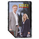 Cbs1501 Csi Tapestry 36 Miami Throw 60 Blanket Sky Woven " Blue Sublimation