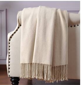 Cuddle Dreams 313097341339 Silk Throw Blanket With Fringe 100% Surface Naturally Soft
