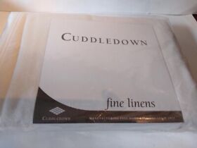 2109-06-00-102 Cuddledown Flannel Blanket 45x70 Inch Natural Beige Made In Germany Cotton New