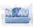 Cvth100pct Cotton Throw Blanket Set Blue Chevron Of 2 60 X 50 Modern Home Decor