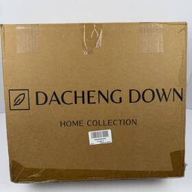 X004m3kajn Dacheng Down Throw Blanket 51x66 Filled White Soft Couch Sofa Warm