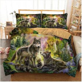 Cd167 Danni 3pcs 3d Bedding Set Animal Full Queen Duvet Cover Us Green