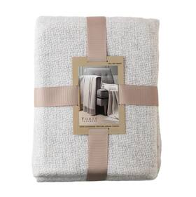 104647 Dawson Forte Cashmere New Throw Blanket Woven Lightweight Fringed Super-soft