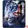 Db5304 Duke Imports New Patriotic Tiger Faux Fur Blanket Usa Flag Use As A Bedspread Or Throw 841110184156