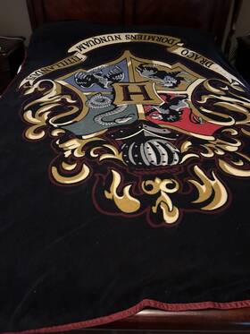 Deals And Gifts 032281199821 Harry Potter Wizarding World Twin Full Size Fleece Blanket 62 Inch X90