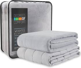 Dc51-0009 Degrees Of Comfort Weighted Blanket Queen Size 60x80 18lbs Gray