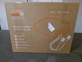 Dc54-0485a Degrees Of Comfort New - White Inch King Size Electric Blanket W Dual Controls