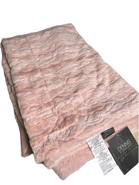 H466229 Dennis Basso 30th Anniversary Faux Fur Throw In