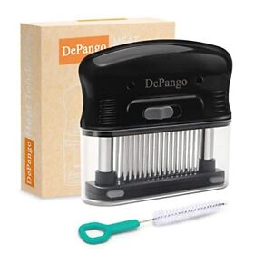 Depango Meat Tenderizer Needle Tool With 48 Blades Stainless St