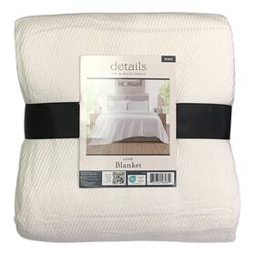 735732565854-p Details By Becki Owens Cl Oversized And Woven Luxe Blanket 106 Inch X94 King White