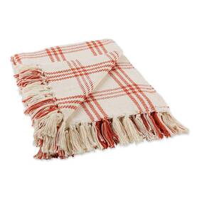 Dii B08nrfnjn2 Modern Farmhouse Plaid Collection Cotton Fringe Throw Blanket 50x60