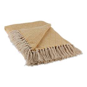 B08wm4l5dj Dii Diamond Throw Collection Cotton Woven 50x60 Honey Gold