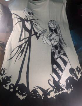 Dinsey 032281172572 Disney Nightmare Before Christmas 7ftx5ft Plush Throw Blanket Halloween Super Soft