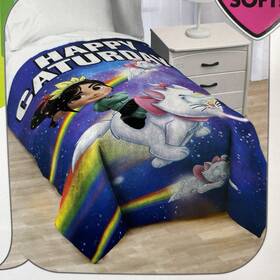 Disney 032281216092 Wreck-it Ralph Vanellope Von Scheetz Princess Twin Blanket