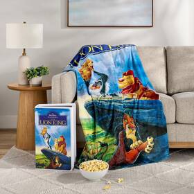 Disney 032281795771 Classic Vhs Boxed Silk Touch Throw 50 Inch X 70 - Machine Wash Cold