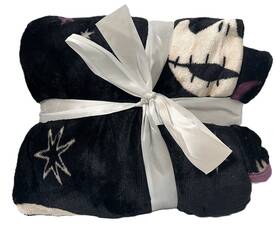 Disney 032281812676 The Nightmare Before Christmas Travel Blanket Throw 40 Inch X 50 Jack Skellington