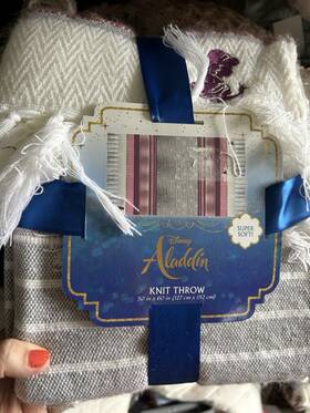 Disney 073558777236 Aladdin Knit Throw Smooth Soaring 50in X 60in Target Limited Ed Kids