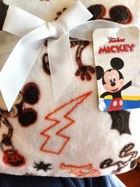 Disney 085214143040 Mickey Mouse Halloween Baby Toddler Blanket Throw Soft Cuddly Gift New