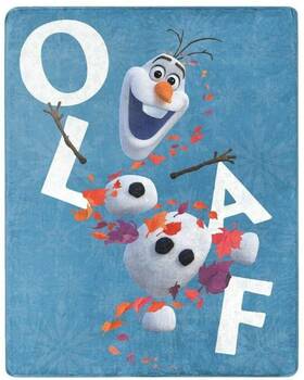 Disney 190604152981 Frozen 2 Olaf Throw Blanket Wholesale Lot 40 Pcs 6. Free Shipping