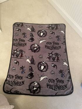 Disney 190604250250 The Nightmare Before Christmas Our Toe. Of Halloween Jack Skellington Throw