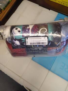Disney 400592099749 New Nightmare Before Christmas Plush Throw Blanket 46 X 60