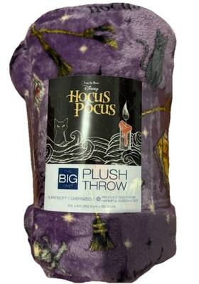 Disney 400805682331 Brand New Hocus Pocus Kohls The Big One 60x72 Plush Throw Blanket