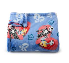 Disney 400835733546 Plush Throw Blanket The Nightmare Before Christmas Jack Skellington 5x6