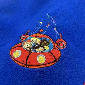 51946 Disney Little Einsteins Blue Cozy 60 Inch X 50 Blanket Throw