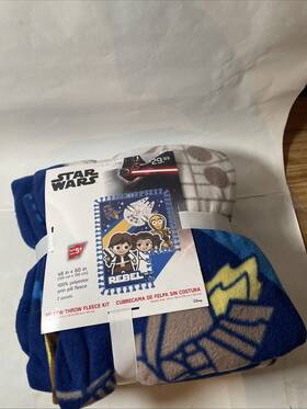 Disney 678361960525 Star Wars Rebel No Sew Throw Blanket Fleece Kit