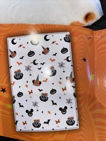 Jfa71-06-21l040998 Disney Halloween Mickey And Minnie Pumpkin Spiders Bats Plush Throw 50x70 In