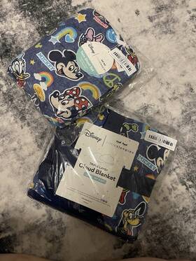 Le291134 Disney Little Sleepies Ls-bl-dis-mikrnd/le291134 Mickey Clubhouse Cloud And Twin Sheet Set