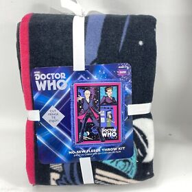 Doctor Who 12th Clara Missy Dalek No Sew Fleece Blanket Kit Bbc 48inch X 60inch