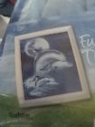 Dolphin.ocean.moon.100 Polyester.very Blanket Soft.cuddly.throw
