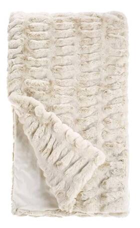 10300-ivo-72 Donna Salyers X Fabulous-furs Couture Collection Ivory Mink Faux Fur Throw 60x72