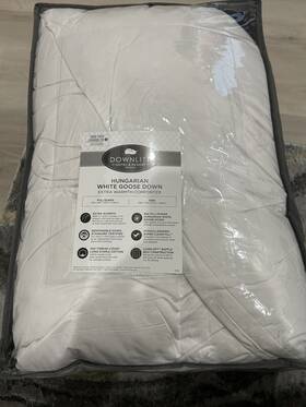Downlite 750105058207 King Extra-warmth Hungarian White Goose Down Comforter By 100 Oeko-tex