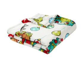 Dr. Seuss The Grinch 073558883029 Oversized Soft Plush Throw 50x70 Christmas Holiday Blanket Gift New
