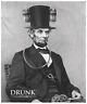 Vdh0001bl Drunk History Funny Abraham Lincoln Silk Touch Plush Fleece Throw Blanket Wall