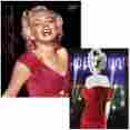 E51944 57684 Closeoutzone New Set Marilyn Monroe Red Dress Warm Throw Blanket Hollywood Lighted Canvas 841932130669