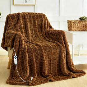 Drt-ggq-f50x60 Eastsora Heated Blanket Electric Waffle Heating With 12 Heat Levels Fast