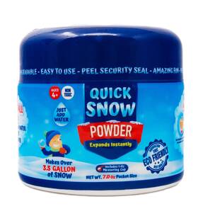 Eco Green Super Absorbent 850036279129 Quick Snow Powder 7oz Makes 3.5 Gal Fake For Xmas Stem Slime Decor&more