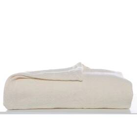 50083557 Eddie Bauer Herringbone Cotton Blanket - Bone Full/queen