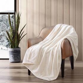 Eddie Bauer 883893794818 Throw Blanket Ultra Soft Faux Fur Home D Cor All Season Bedding Solid Iv